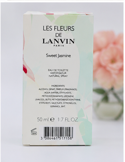 LES FLEURS DE LANVIN Paris 50ml- Sweet Jasmine – Image 7