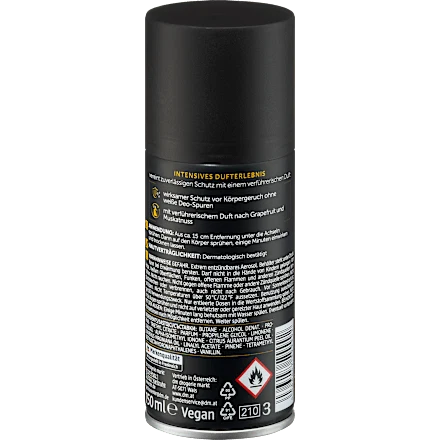 BALEA GOLDEN INTENSE DEODORANT 150ML HOMME – Image 2